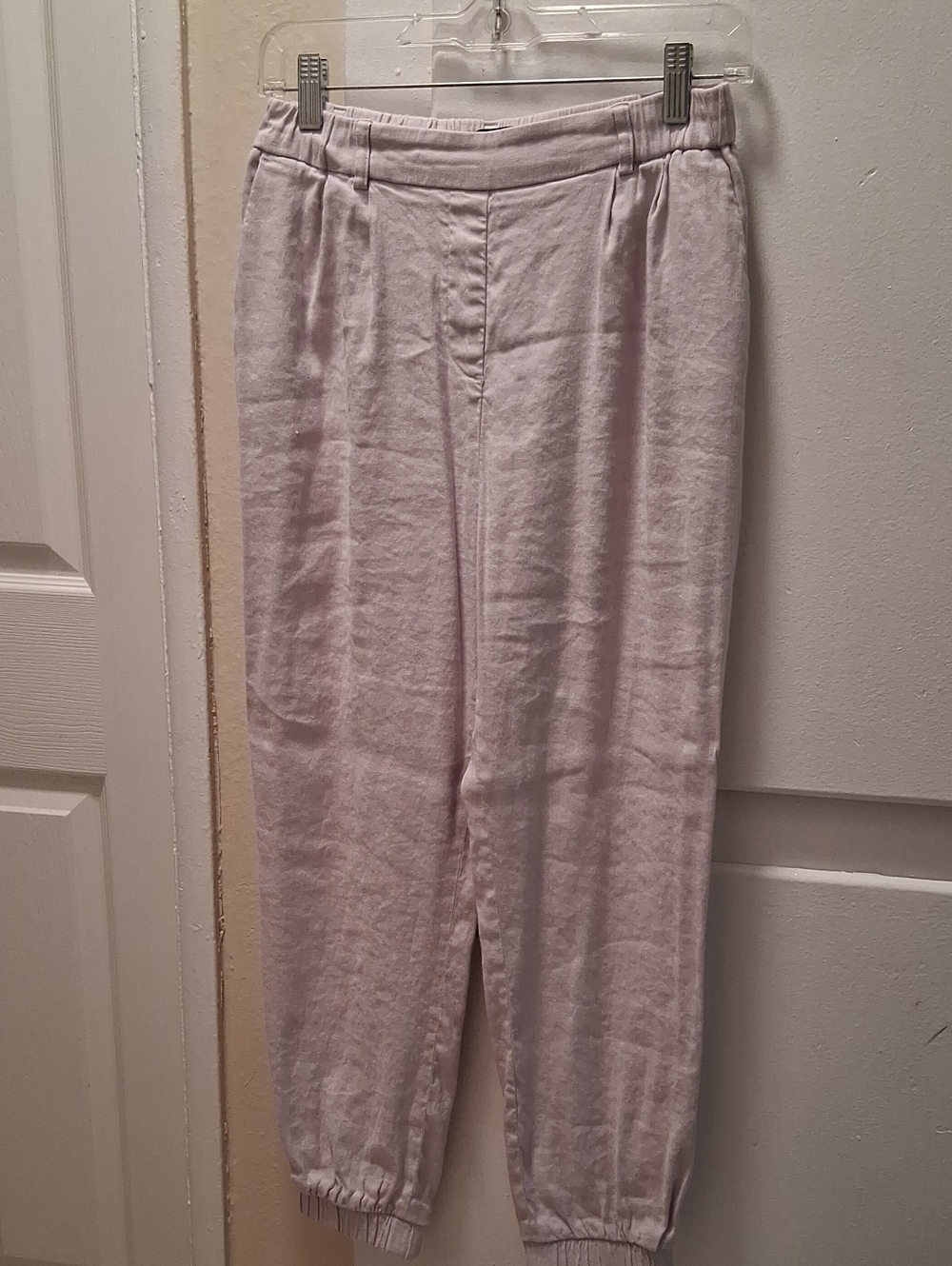 Express Lavender Elastic Waist Joggers